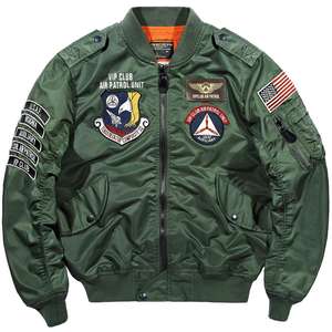 Jaket Bomber Custom Pria Jaket Bomber Custom Jaket Bomber Custom Bersulam Logo Anda Sendiri - Product Image 1