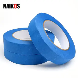 UV Resistance 14 Days Blue Painters Masking Tape For Automotive Painting Furniture