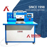 Machine automatique haute efficacité pour le ponçage et le texturage des semelles en mousse EVA, machine à poncer les semelles plates en caoutchouc avec collecteur de poussière