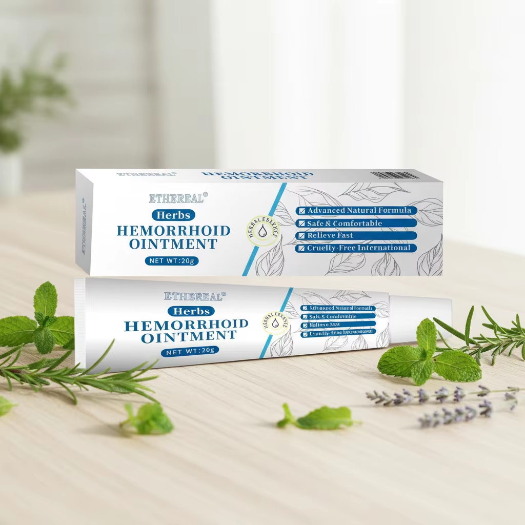 Hemorrhoid Cream & Ointment Herbal Gel Broken Hemorrhoids Body Use Full Effect Soothing Herb China Foreign Trade Source Factory
