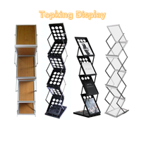 Pupitre ergonomique pliable avec rangement, support de présentation en métal durable pour l'éducation et les environnements professionnels