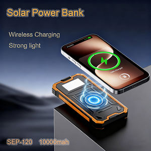 พาวเวอร์แบงค์ขายดี เครื่องชาร์จมือถือพกพา 10000mah 30000mah 20000mah พาวเวอร์แบงค์ไร้สาย พลังงานแสงอาทิตย์ - Product Image 5