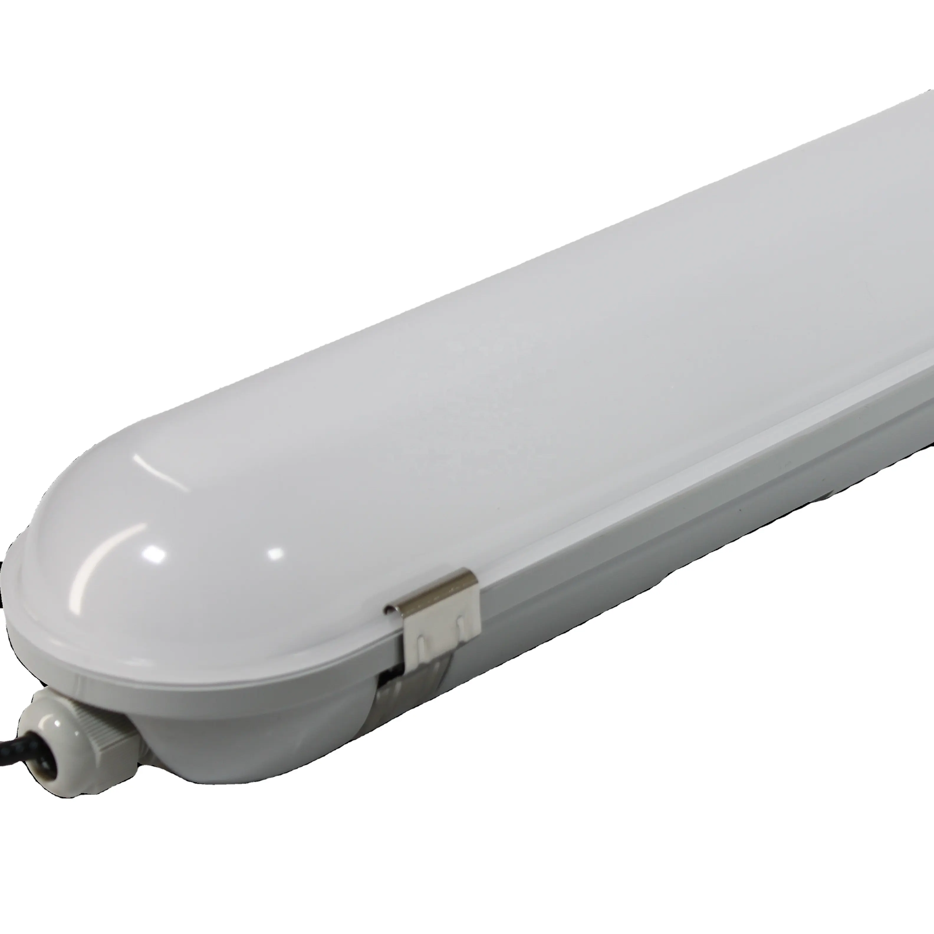 Eco Alpha PC IP65 Tri-Proof Light led profil étanche led lumière dimmable led plafonnier dans l'entrepôt de parking