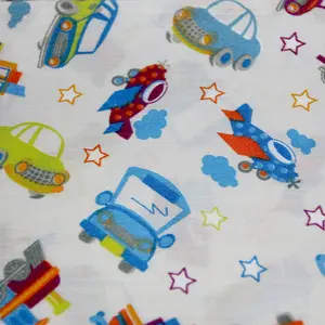 Tessuto di cotone stampato per abbigliamento per bambini tessuto stampato in cotone per bambini