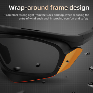 Tuedio occhiali protettivi TR90 con 3 lenti intercambiabili PC Anti impatto Anti UV sport Outdoor Eye Gear - Product Image 5