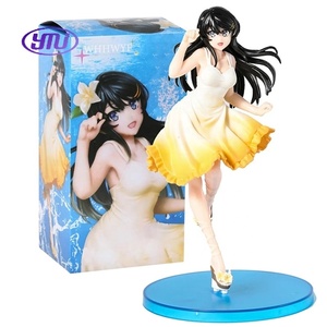 20cm Sakurajima Mai Version Été Figurine d'anime <span class=keywords><strong>Rascal</strong></span> <span class=keywords><strong>Does</strong></span> <span class=keywords><strong>Not</strong></span> <span class=keywords><strong>Dream</strong></span> of Bunny Girl Dress en PVC - Product Image 1