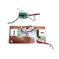 Composants de modèle de jouet de circuit imprimé de récepteurs émetteurs-récepteurs de radiocommande FR-4 PCBA, pièces de modèle de jouet, 2,4 G, 1,6 mm d'épaisseur, PCB d'avion télécommandé