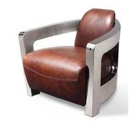 Pour Aviator Retro Industrial Sofa Chair Style Loft pour le salon Confortable et élégant