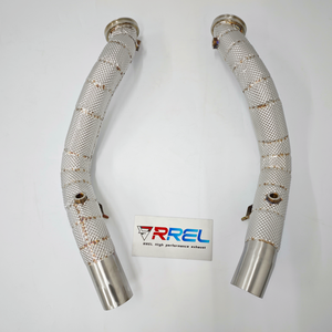Tubo de Escape de Flujo Libre RREL para Maserati Ghibli Levante Quattroporte <span class=keywords><strong>SQ4</strong></span> 3.0T, Sistema de Escape de Tubo Recto - Product Image 2