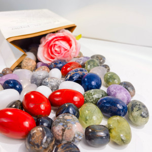 Kindfull Vente en gros Cristal naturel de haute qualité Artisanat <span class=keywords><strong>Pierre</strong></span> à rouler de guérison Matériau mixte Tumble pour la décoration - Product Image 2