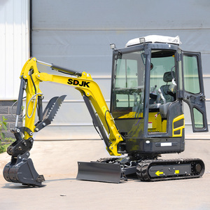 Mini-excavatrice SDJK 2 tonnes, moteur EPA, excavatrices neuves, excavatrice sur chenilles hydraulique multifonctionnelle, machine d'excavation 2 tonnes - Product Image 1