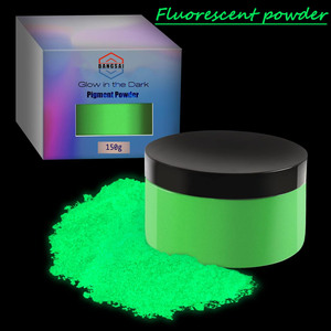 Wholesale 12 Color Glow In Dark Fluorescent Pigment Powder Day Night Two Tone For Epoxy Resin <b>Paint</b> Concrete DIY Craft Supplies - Product Image 1