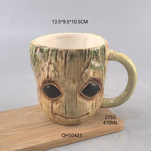 Tasse en céramique 3D Groot Gardiens de la Galaxie <span class=keywords><strong>Avengers</strong></span> Homme-arbre créatif Dessin animé Anime Tasse à eau Dehua Fujian - Product Image 6