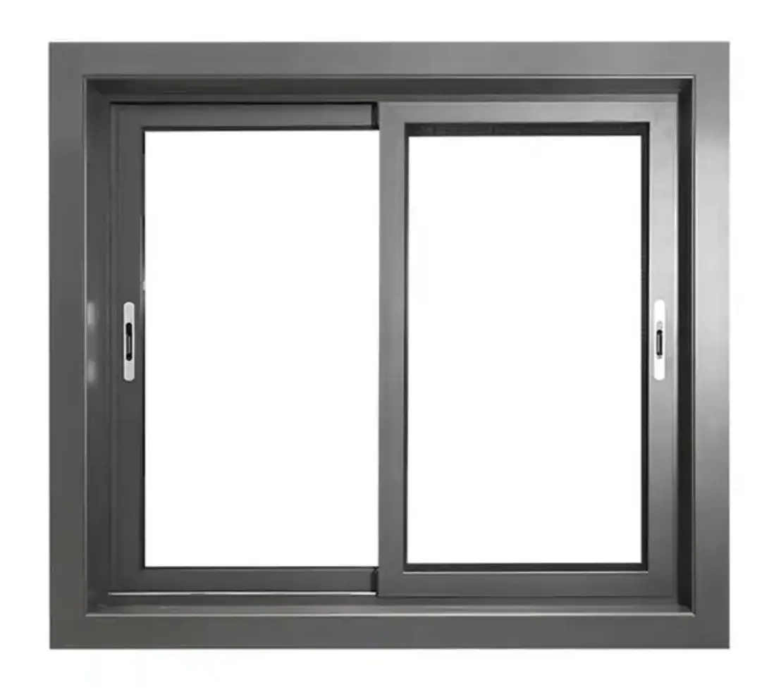 Trust thermal insulation sound insulation waterproof double tempered glass aluminum alloy modern sliding window