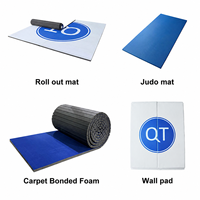 Tapete de Espuma Adhesiva de Alta Calidad QT MAT, Tapete Enrollable de 42 pies x 6 pies para Cheerleading