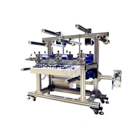 Machine de stratification industrielle à quatre rembobinages et trois couches