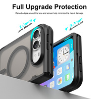Coque pliable translucide Skin Feel Hinge Guard pour iPhone Duo, anti-traces de doigts, finition mate, vente en gros, commande mixte en vrac