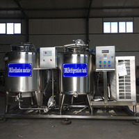 Machine de pasteurisation de 50 l et machine de pasteurisation par lots de jus et de lait d'amande à prix avantageux pour une seule production