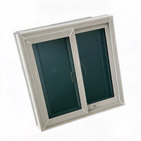 Fenêtre coulissante en PVC/UPVC sur mesure, double vitrage Low-E, insonorisée, à économie d'énergie, pour maison