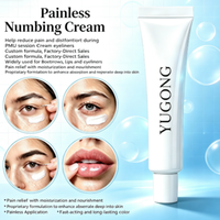 Crème de Soin Pré-Procédure YUGONG Tube Blanc en Gros, Marque Privée pour Microblading, Sourcils, Lèvres et Maquillage Permanent