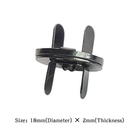 Offre Spéciale 18mm Boucle Magnétique Épais Rond En Métal Magnétique Fermoirs Boutons