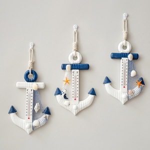 Mediterranean Style Anchor Wall <b>Hook</b> Iron 23Cm Home Decor Hanging Ornament For Clothes And Decoration - Product Image 3