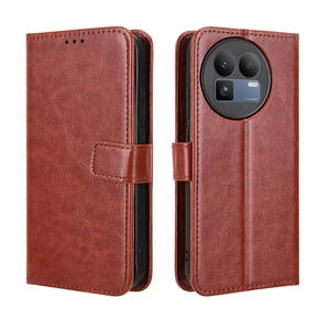 Étui de téléphone en cuir à motif Crazy Horse pour OPPO Realme GT8 5G - Product Image 1