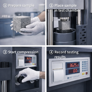 2000KN3000KN Digitale Beton-Druckprüfmaschine Kompressionsprüfgerät Prüfausrüstung Materiallabor - Product Image 5