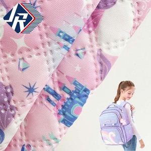 Không thấm nước 290 Twill in ấn siêu âm chần <span class=keywords><strong>Polyester</strong></span> Oxford dệt vải schoolbag chất liệu - Product Image 1