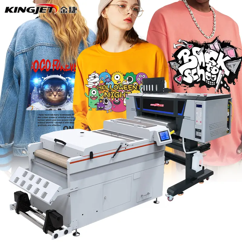 A2 I3200head 60cm Digital cloth printers,t-shirt t shirt printing machine dtf printer, dtf printer for tshirts heat transfer