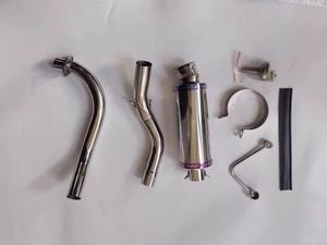 Tubo de Escape de Acero Inoxidable para Motocicleta, Compatible con Componentes Honda CT50, CT70, ST50 y ST70 - Product Image 3