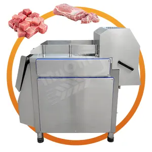 Máquina de cortar dados de carne com osso My Industrial, máquina de corte de carne congelada, costela e cubos