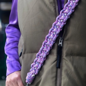 Neues Produkt 2026 Universelles Handy-Trageband Lanyard-Halter Telefonband Halsband Handgefertigte Makramee-Knoten Paracord-Handyband - Product Image 3