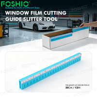 Outil de découpe et guide de coupe pour film vinyle automobile Foshio avec échelle