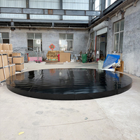 Plateforme de Danse Demi-Circulaire en Métal pour Scène de Mariage, Vente Chaude d'Usine, Sol Personnalisé pour Événements et Décoration de Fêtes de Mariage