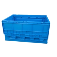 Caisse de rangement pliable en plastique pour fruits et légumes, panier de transport ventilé, caisse en maille pliable