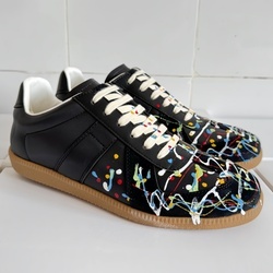 Retro Unisex Splatter Sporty Soccer Football Shoes High Quality Casual Walking Fashion Trend Breathable Light Autumn Winter - Product Image 1