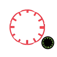 Kit de Modificación de Lujo para Reloj G-Shock GA-2100 Accesorios Diy Anillo Exterior y Escala de Índices para Piezas de Reloj GA-2110