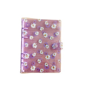 Tùy chỉnh trong suốt mềm Ngân sách 6-Ring PVC Chất kết dính Loose-Leaf xoắn ốc phong cách A5 kích thước rõ ràng bìa cho máy tính xách tay thư mục cho A4 A6 A7 - Product Image 6