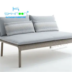 Chinese garden furniture outdoor lounge sofa modern style rope outdoor sofa rustproof garden sofa(12062)