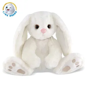 प्यारा नरम सोते समय खिलौने Velveteen खरगोश आलीशान खिलौना खरगोश भरवां लंबे कान वाले बनी खरगोश आलीशान खिलौना