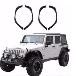 Fusées d'aile de style plat en acier pour <span class=keywords><strong>Jeep</strong></span> pour <span class=keywords><strong>Wrangler</strong></span> <span class=keywords><strong>JK</strong></span> 2007-2017 J064 - Product Image 2