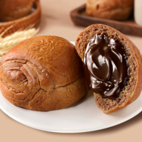 Pain fourré au chocolat Halal en gros, Nouveauté, Vente chaude, Pain fourré en gros