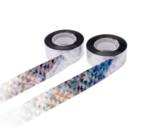 Fornitura di fabbrica nastro riflettente a doppia faccia per deterrente per uccelli nastro per spaventare gli uccelli nastro riflettente per i commerci all'ingrosso - Product Image 2
