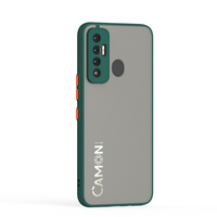 Coque translucide mate pour bébé, housse de Protection d'appareil photo pour Tecno spark 7pro Camon 17 Pro 19 18 Premier 18T