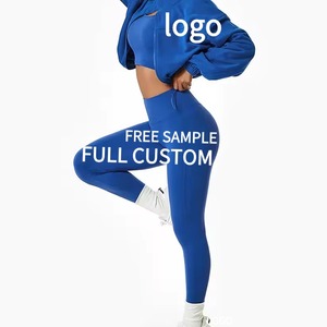 Set Yoga 4 Pezzi da Donna 2024: <span class=keywords><strong>Abbigliamento</strong></span> Fitness all'Ingrosso, Vita Alta, Effetto Push-Up, Cotone di Lusso, Manica Lunga con Zip - Product Image 5