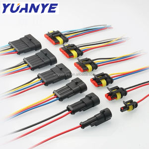 Conector Automotriz Impermeable HID de 2 Pines AMP 282104-1 282080-1 para Lámpara de Xenón, Arnés de Enchufe Eléctrico Sellado - Product Image 4