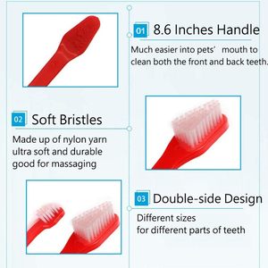 Brosse à dents créative pour animaux de compagnie, brosse à doigts pour le nettoyage dentaire des chiens, soins dentaires pour animaux de compagnie, vente en gros - Product Image 2