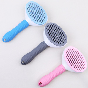 Popular cat and <b>dog</b> universal one-<b>button</b> de-hair comb, a pet hygiene and grooming essential for removing loose hair and - Product Image 3