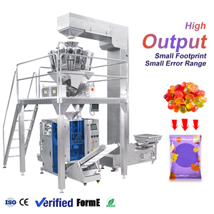 Machine d'emballage verticale automatique de haute précision à grande vitesse pour bonbons gélifiés, snacks et granulés (142g, 198g) - Product Image 1